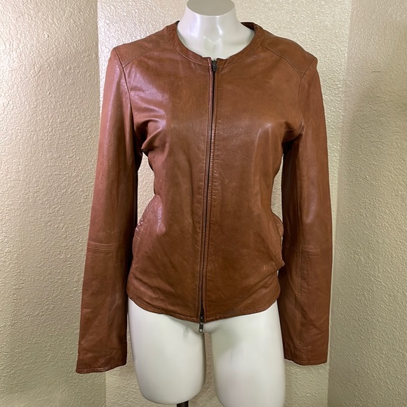 Eileen Fisher Jackets & Blazers - Eileen Fisher genuine leather jacket